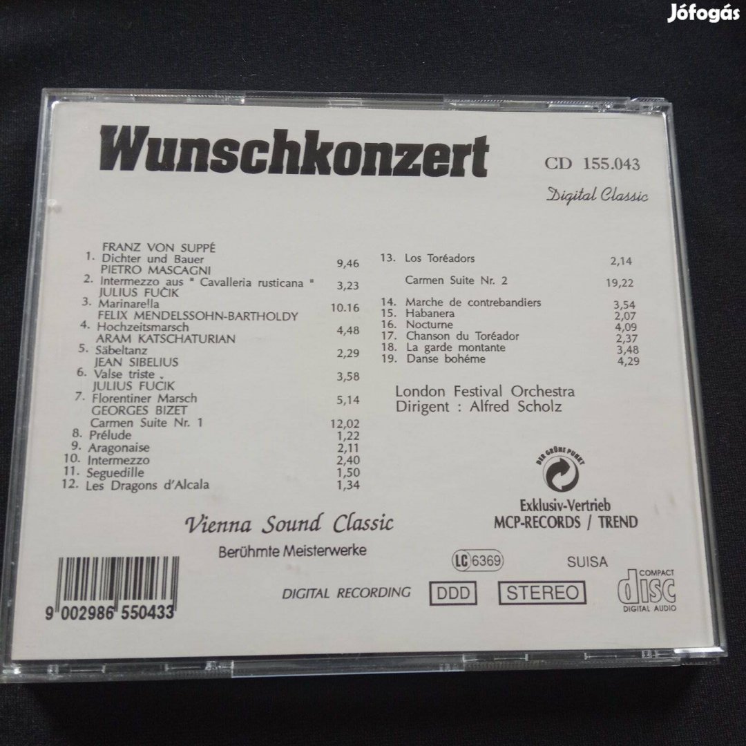 Wunschkonzert klasszikus Új CD