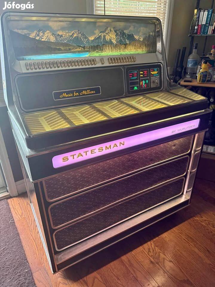 Wurlitzer statesman zenegép 1970 retro