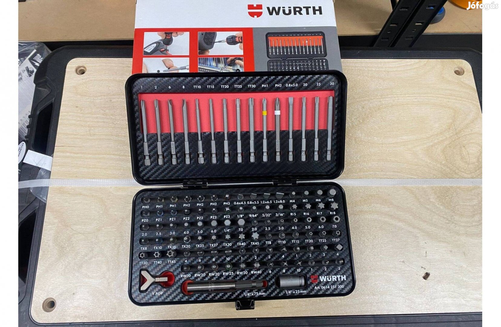 Würth 105db-os bitkészlet