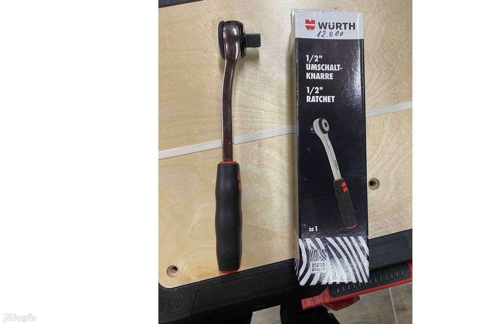 Würth 1/2"-os racsnis kar Forgótárcsás átkapcsolással