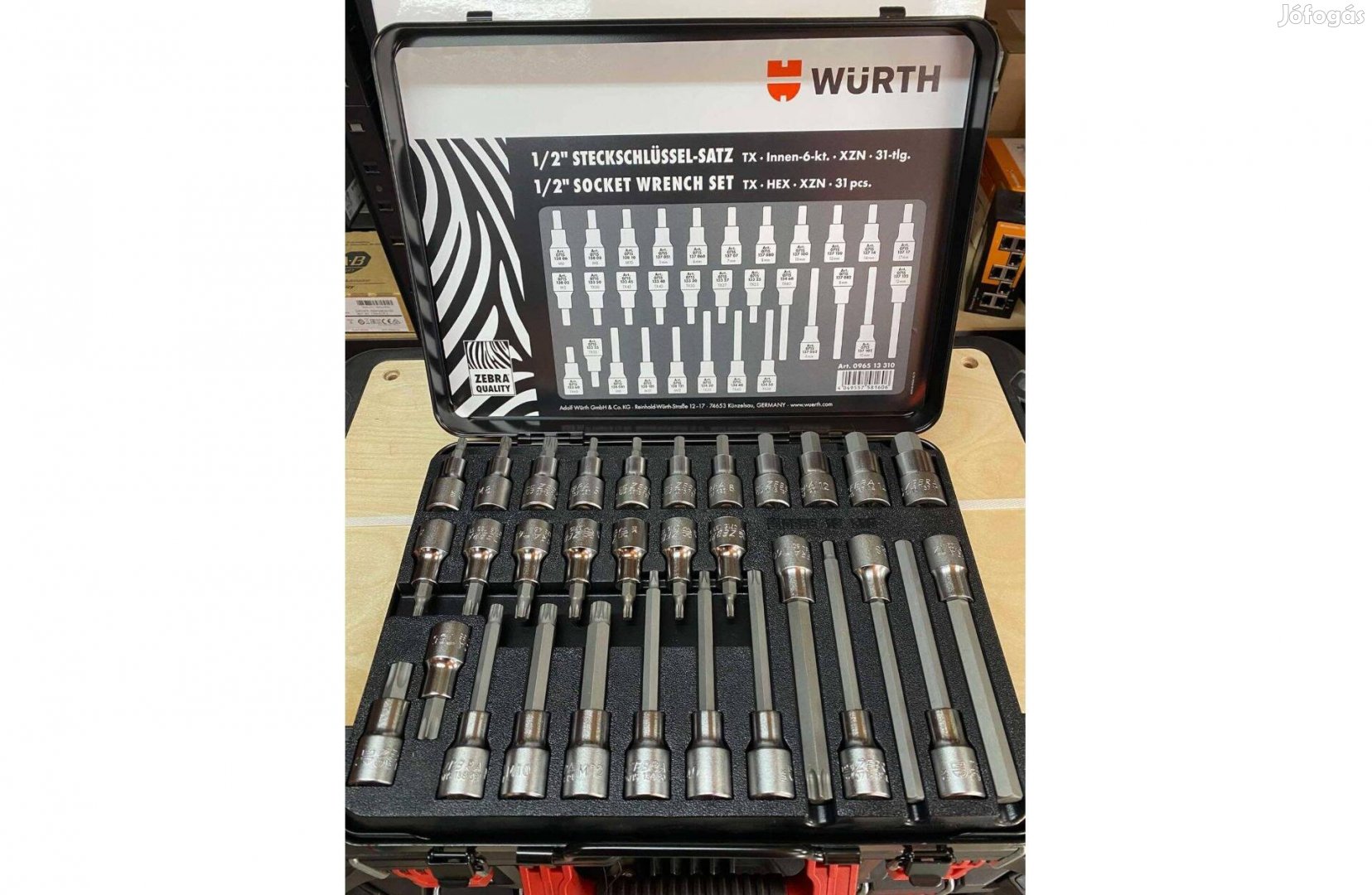 Würth 31db-ot Torx/ Imbusz Dugókulcs készlet