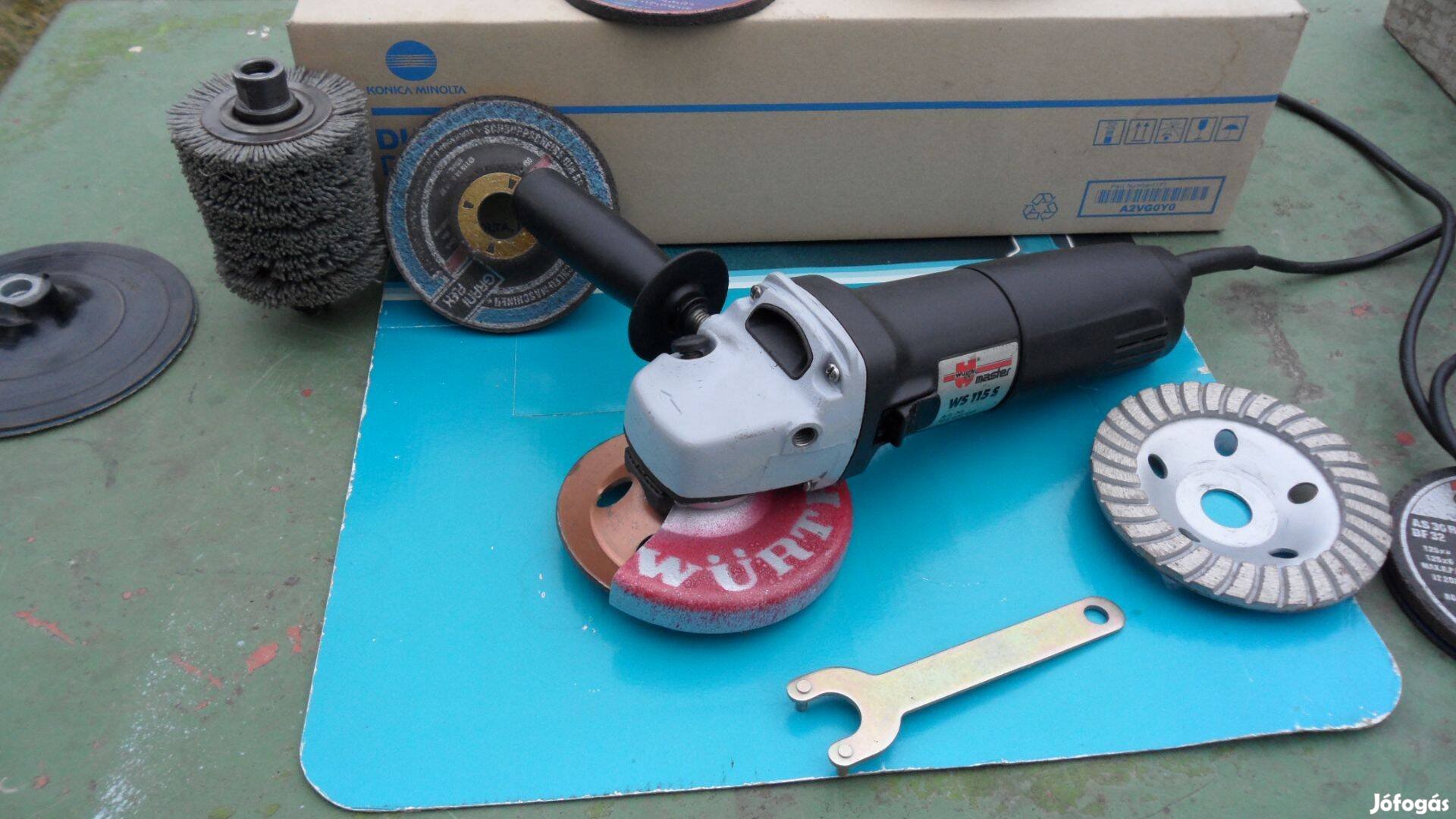 Würth Bosch Flex köszörű darab. sarokcsiszoló fémre fára, Metabo lap