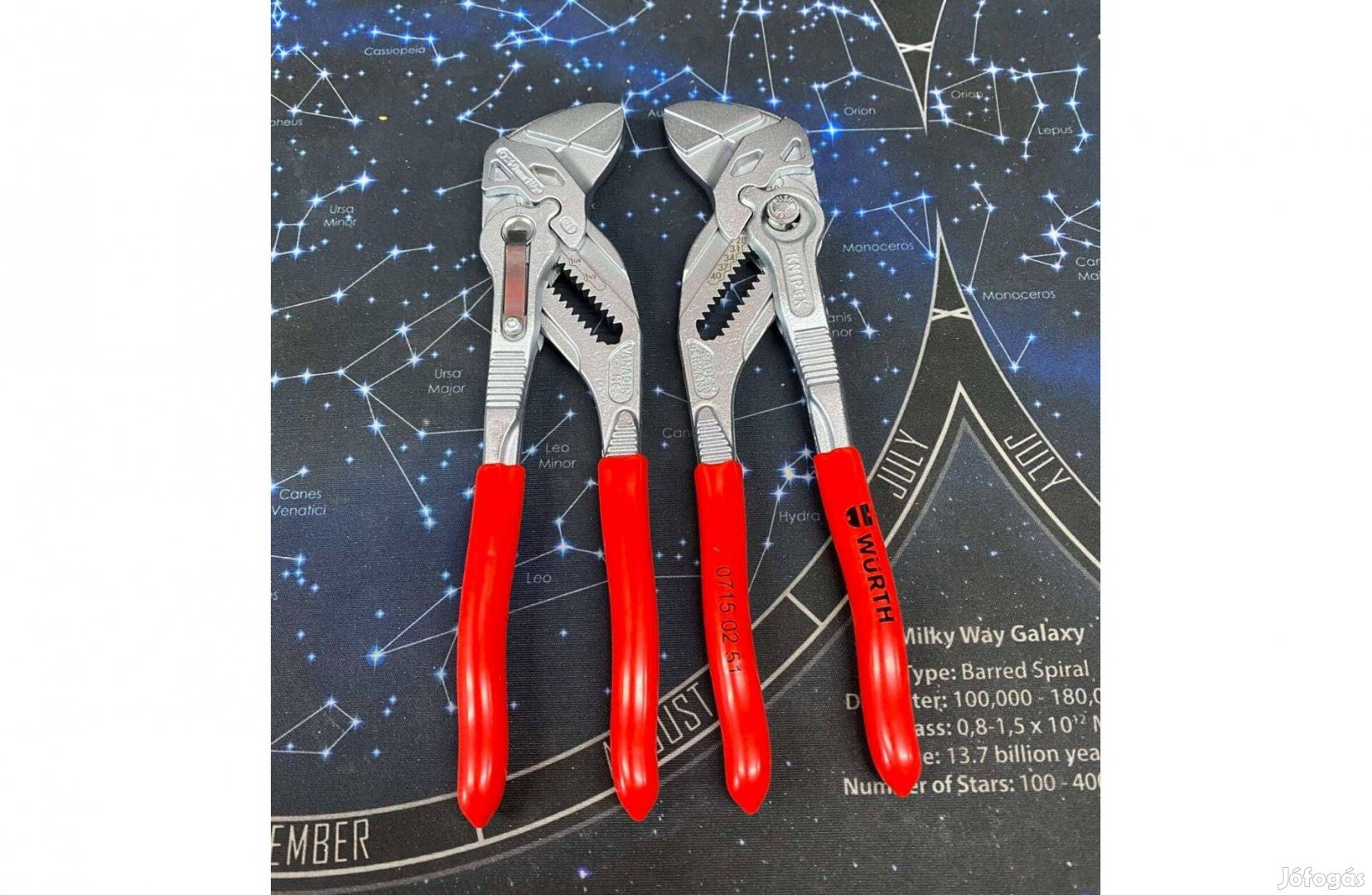 Würth Knipex szerelvényező fogók 180mm-es