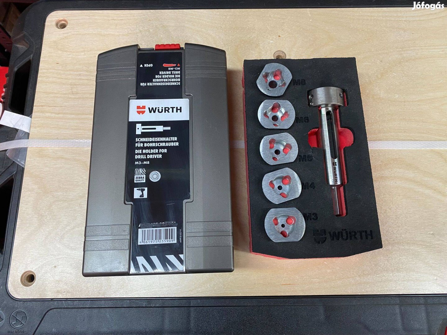 Würth Menetmetsző központosító, megvezető készlet