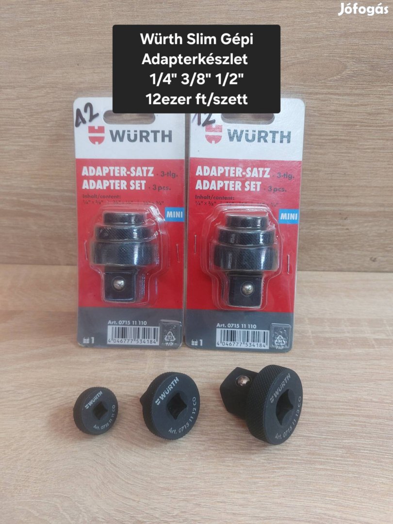 Würth Slim Gépi Adapter Készlet! Beta Berner Minőség 