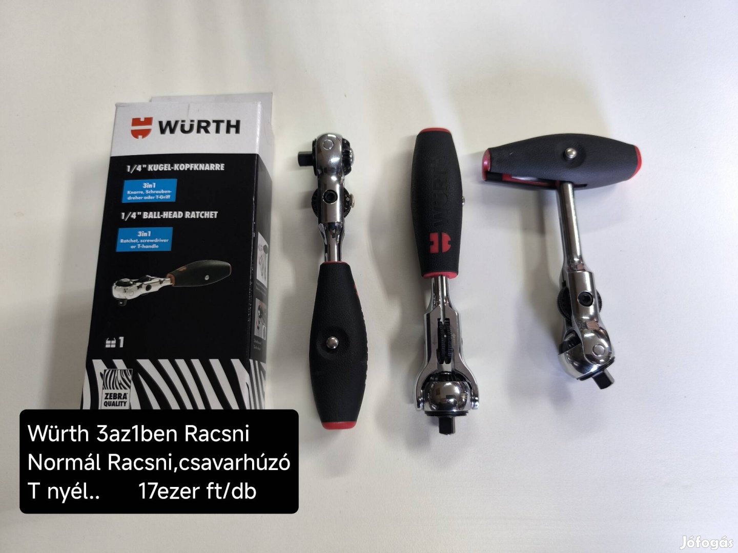Würth Zebra 3az1ben Racsnis Kulcs!Beta Berner Minőség 