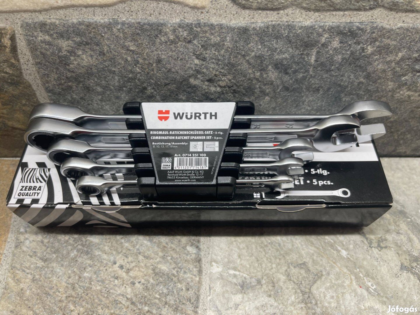 Würth Zebra Racsnis csillag villáskulcs készlet 5 részes