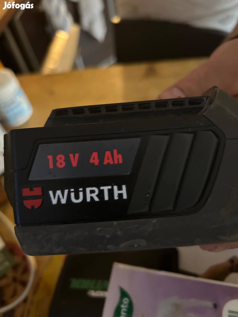 Würth akkumlátor 18v 4 ah