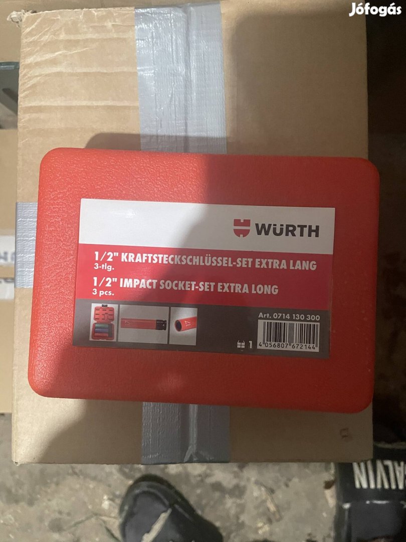 Würth extra hosszú 1/2" dugókulcs 