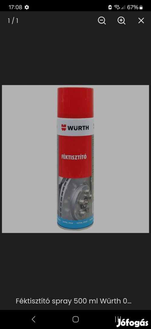 Würth féktisztító