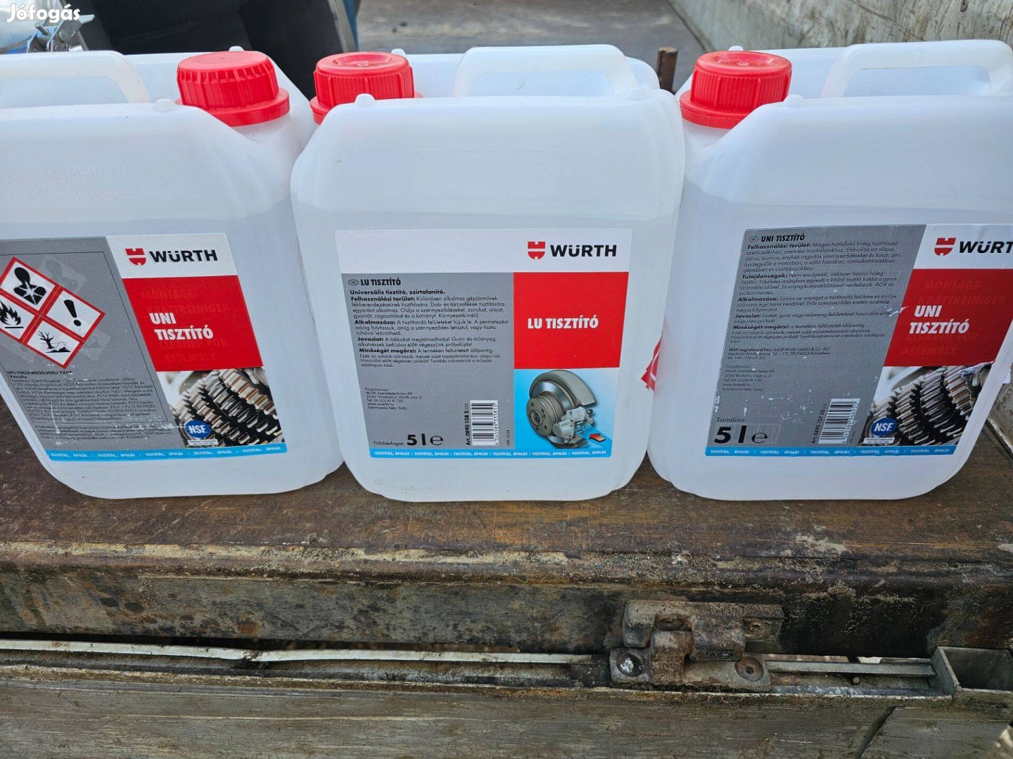 Würth lu féktisztito 5 l kanna zsiroldo motor moso