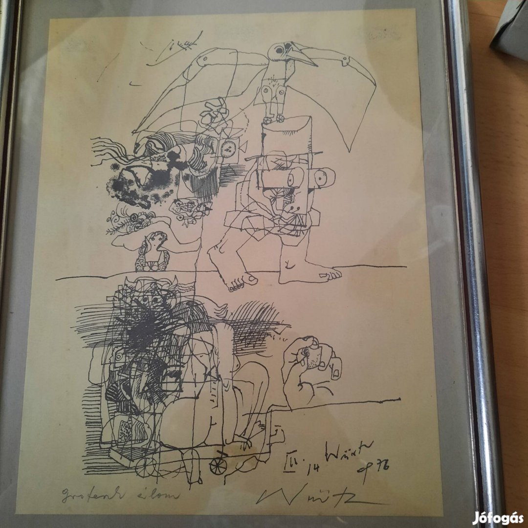 Würtz Ádám rézkarckép ár alatt eladó