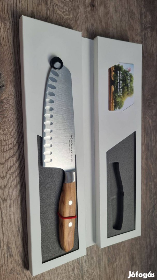 Wüsthof Amici Prémium 17cm-es Santoku/Rotoku kés / Új