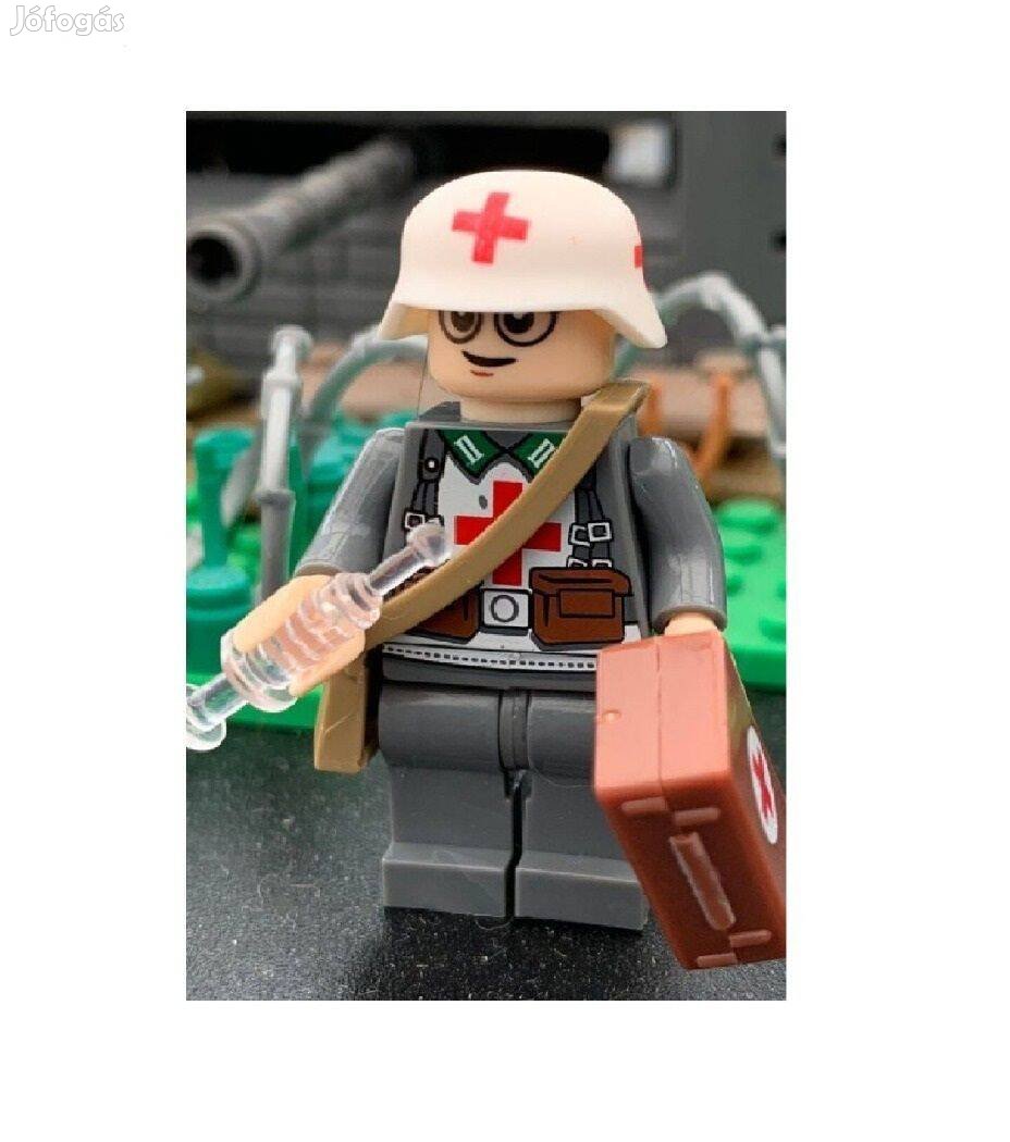 Ww2 német szanitéc katona - Lego kompat - Új