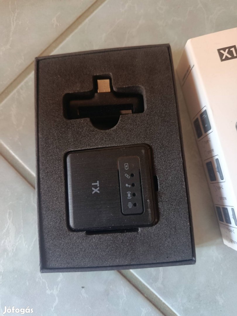 X1 lavalier vezeték nélküli profi mikrofon