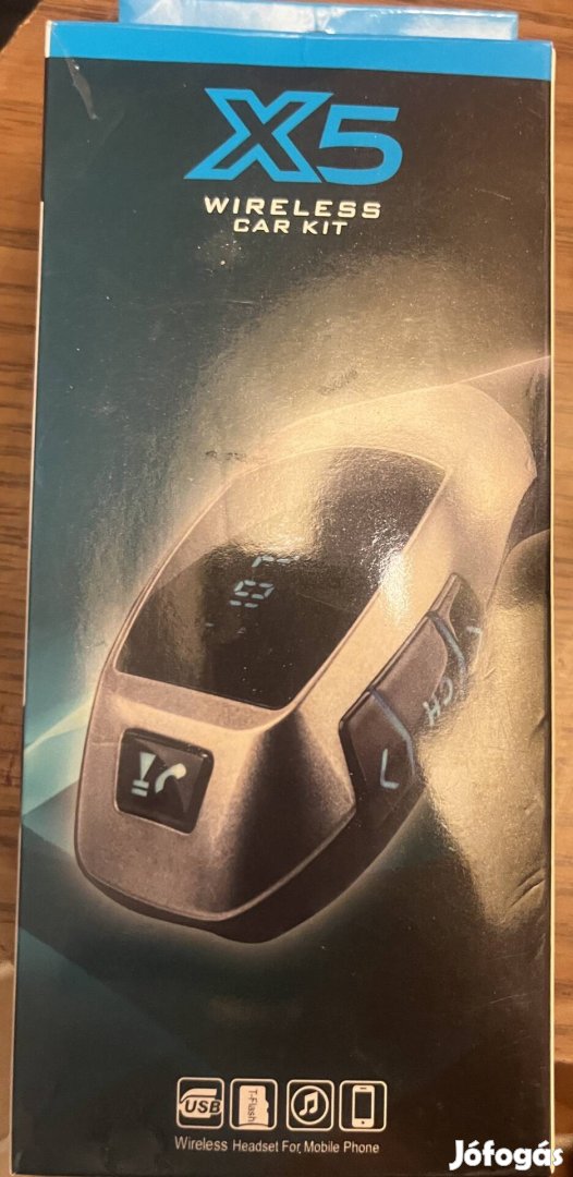 X5 szivargyújtós Bluetooth FM transmitter mp3 lejátszó