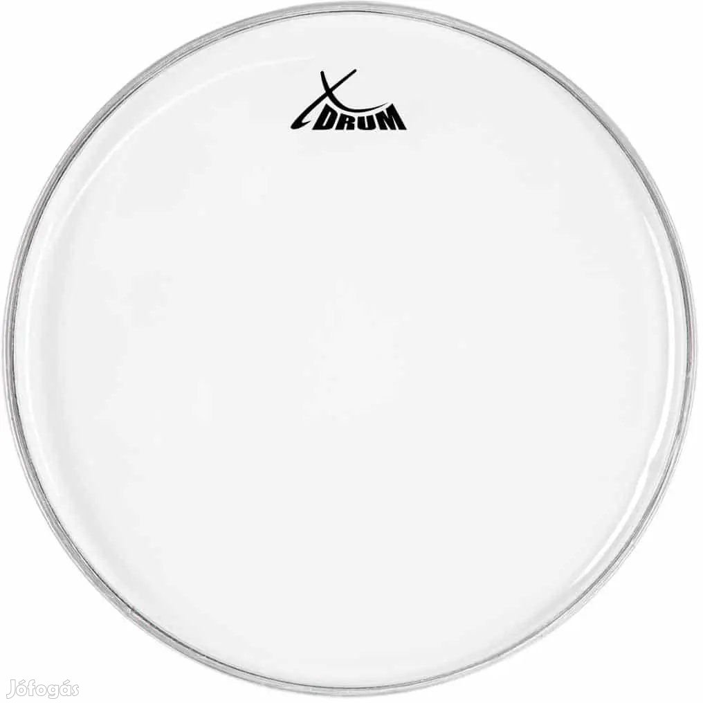 XDrum 12" Áttetsző Bőr, Egyrétegű