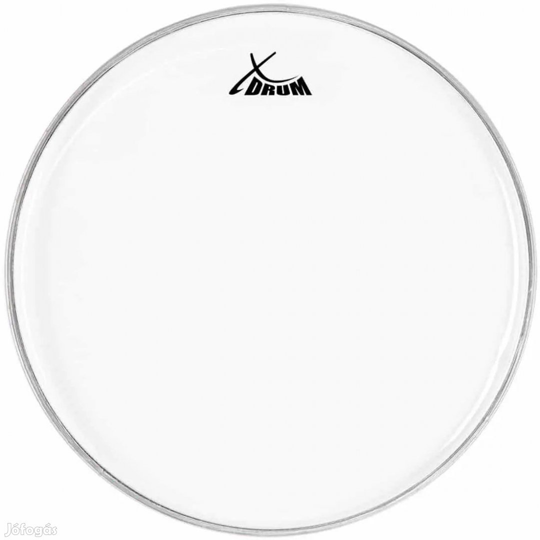 XDrum 13" Áttetsző Bőr, Egyrétegű