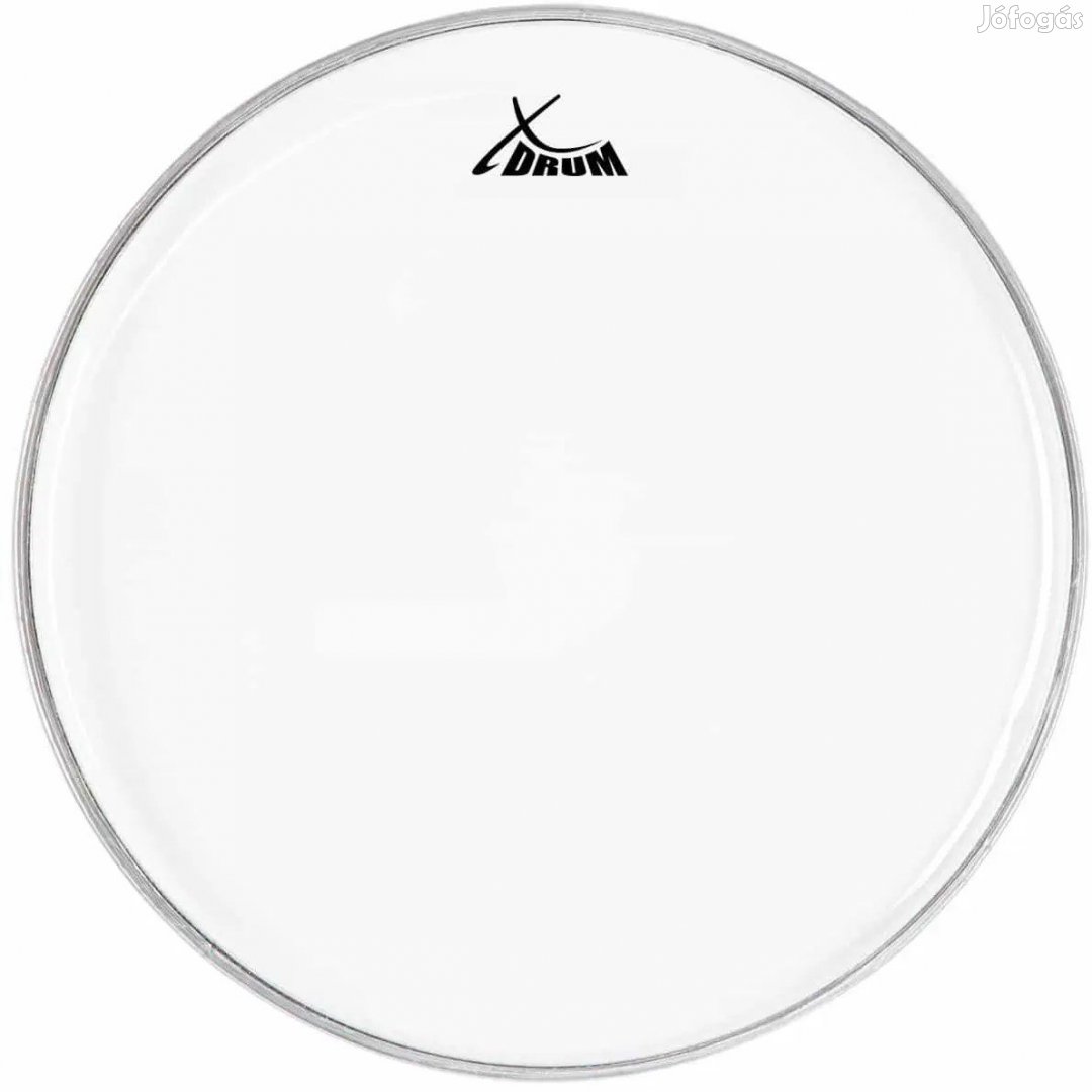 XDrum 14" Áttetsző Bőr, Egyrétegű