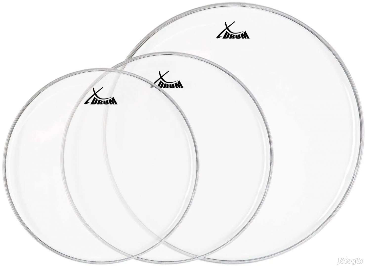 XDrum Áttetsző Dobkészlet 12" 13" 16"