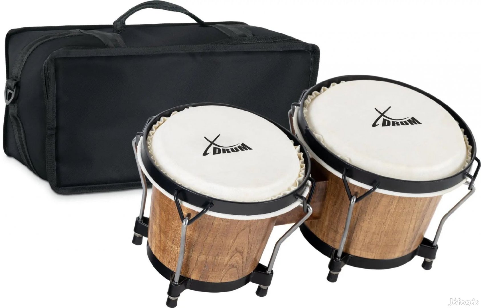 XDrum Bongo Club Standard Dohány KÉSZLET bongó hordtáskával