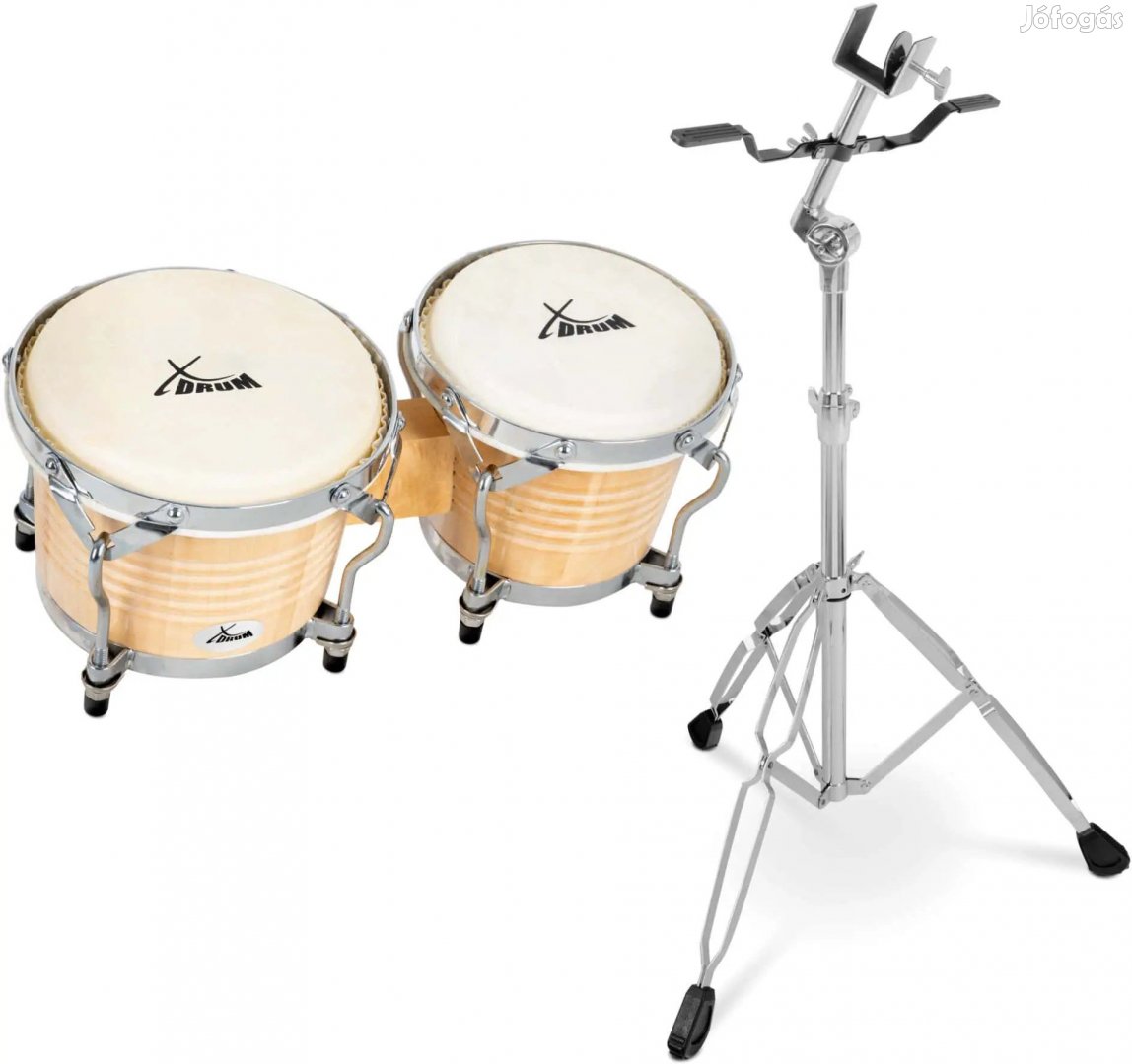 XDrum Bongo Pro KÉSZLET, állvánnyal