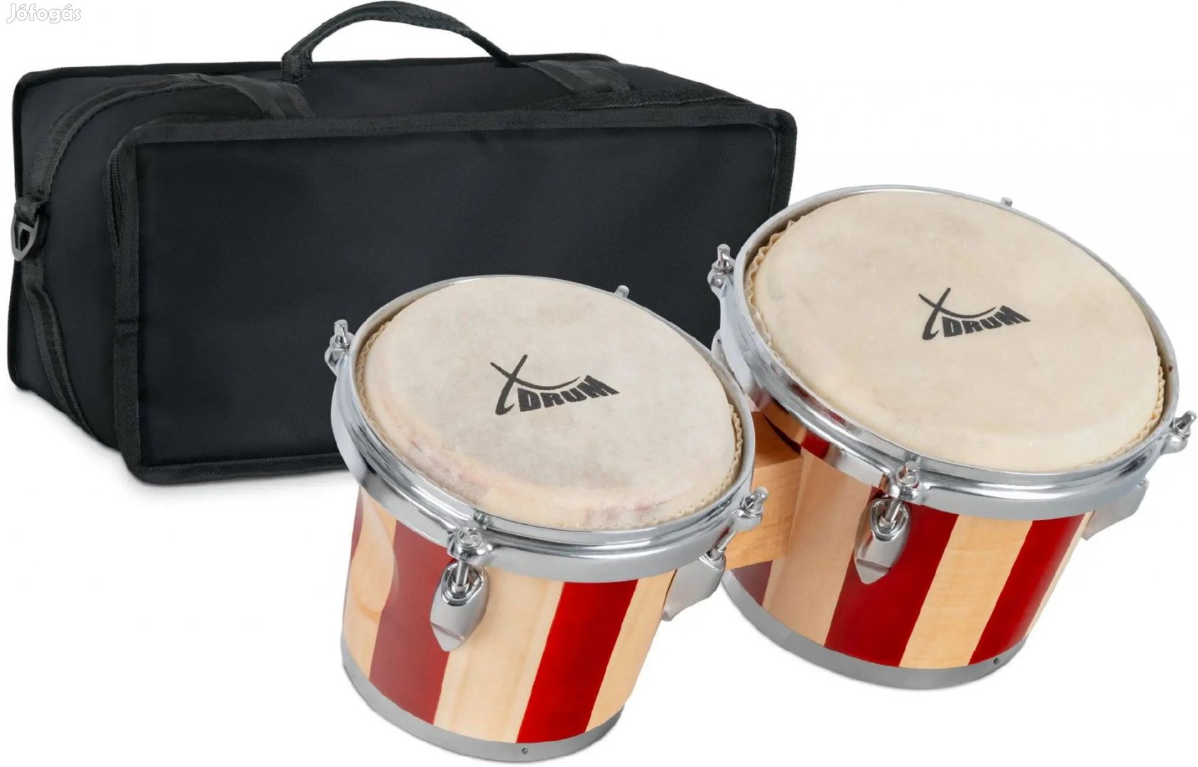 XDrum Bongo Retro KÉSZLET bongó hordtáskával