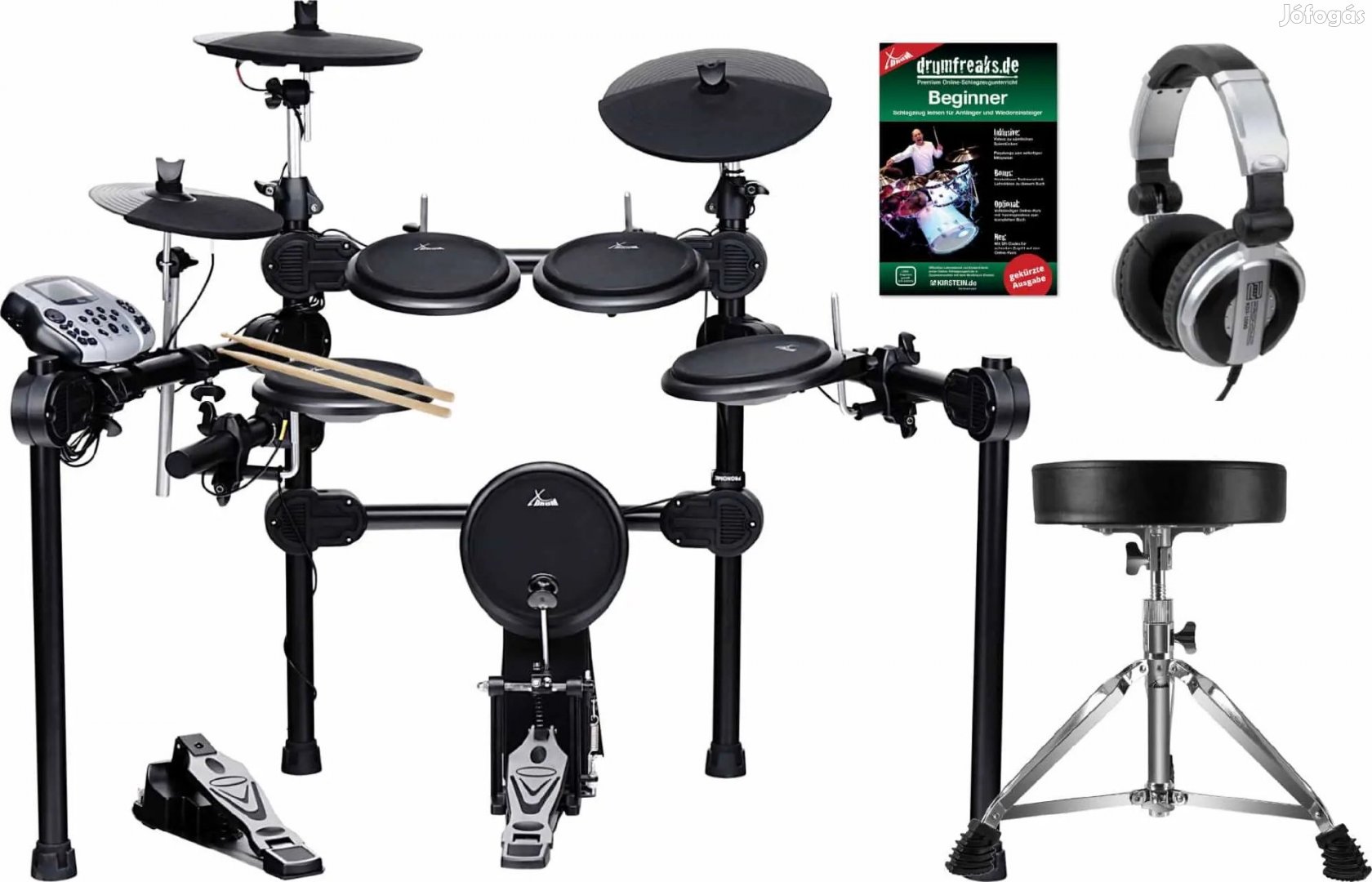 XDrum DD-520 Elektromos Dobkészlet KÉSZLET 1