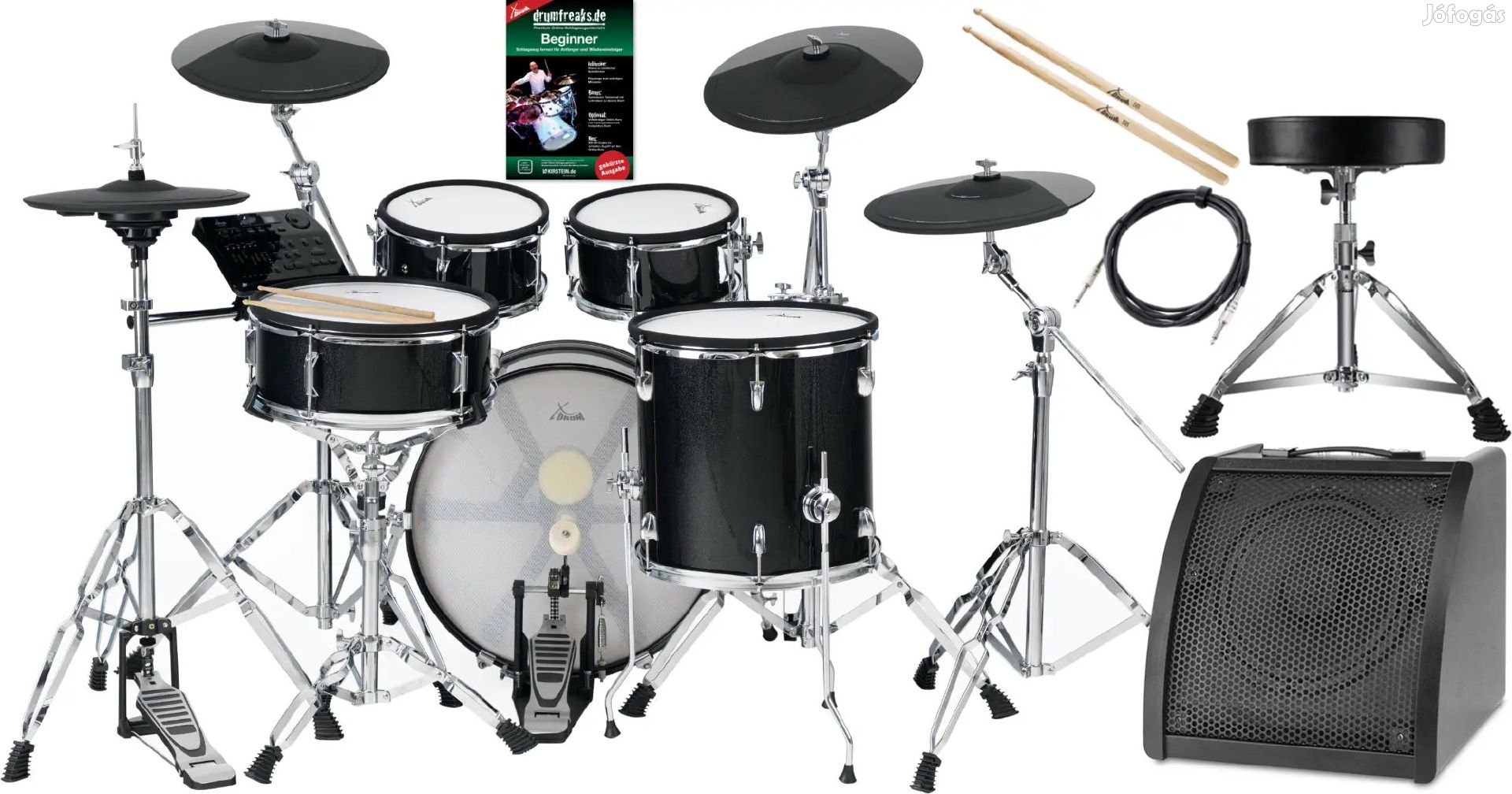 XDrum DD-670 Mesh E-Drum Készlet Live Készlet