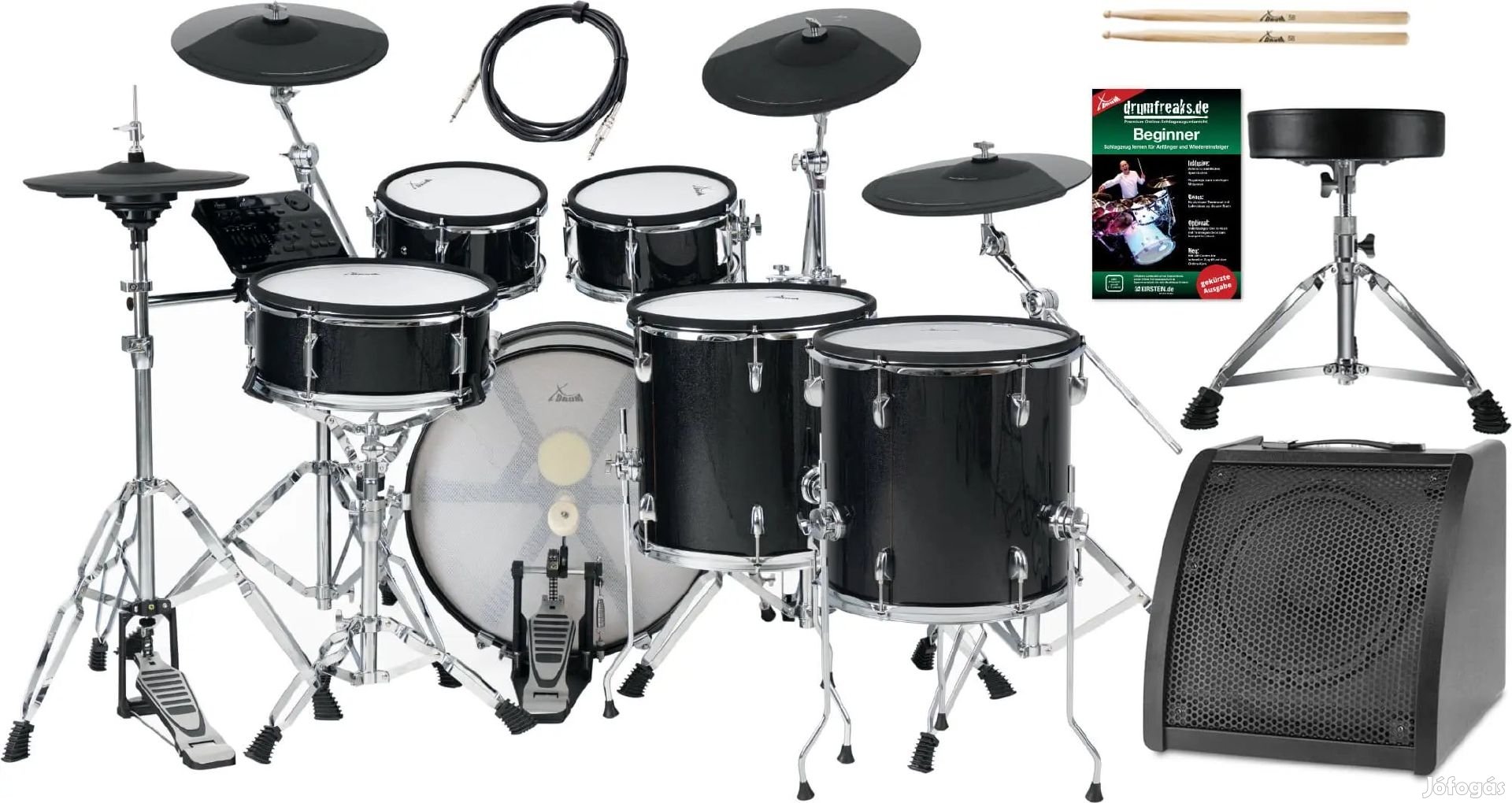 XDrum DD-670 PLUS Mesh elektromos dob készlet Live szett