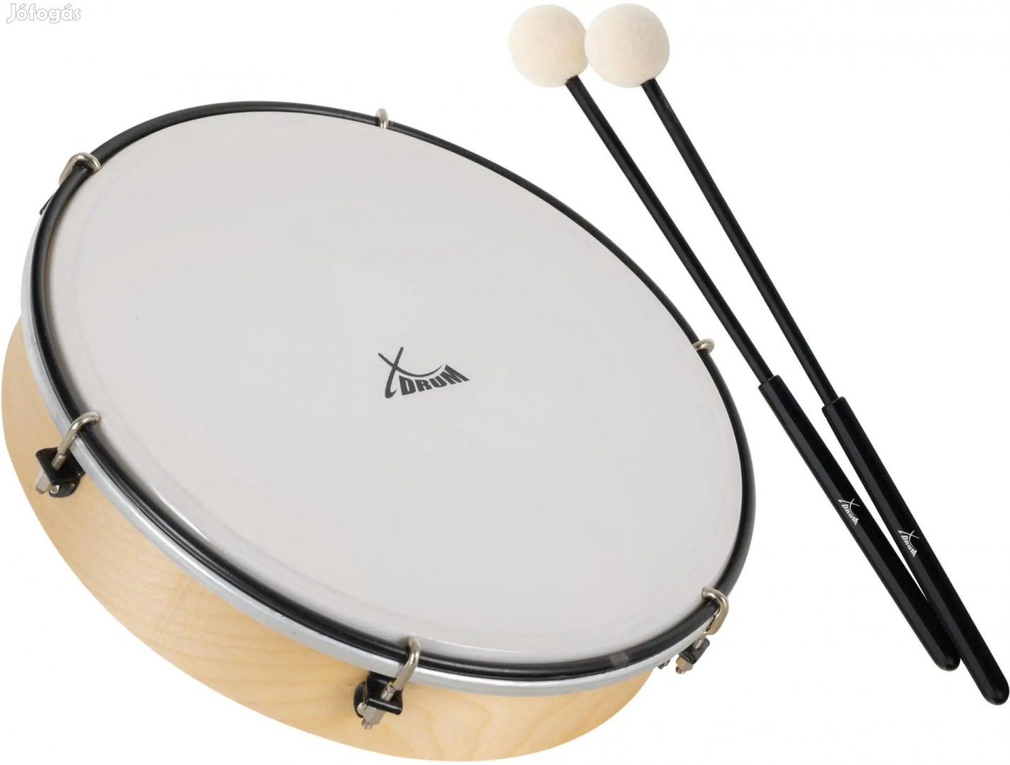 XDrum HTM-10K 10" kézi dob műanyag fejjel ütőkkel