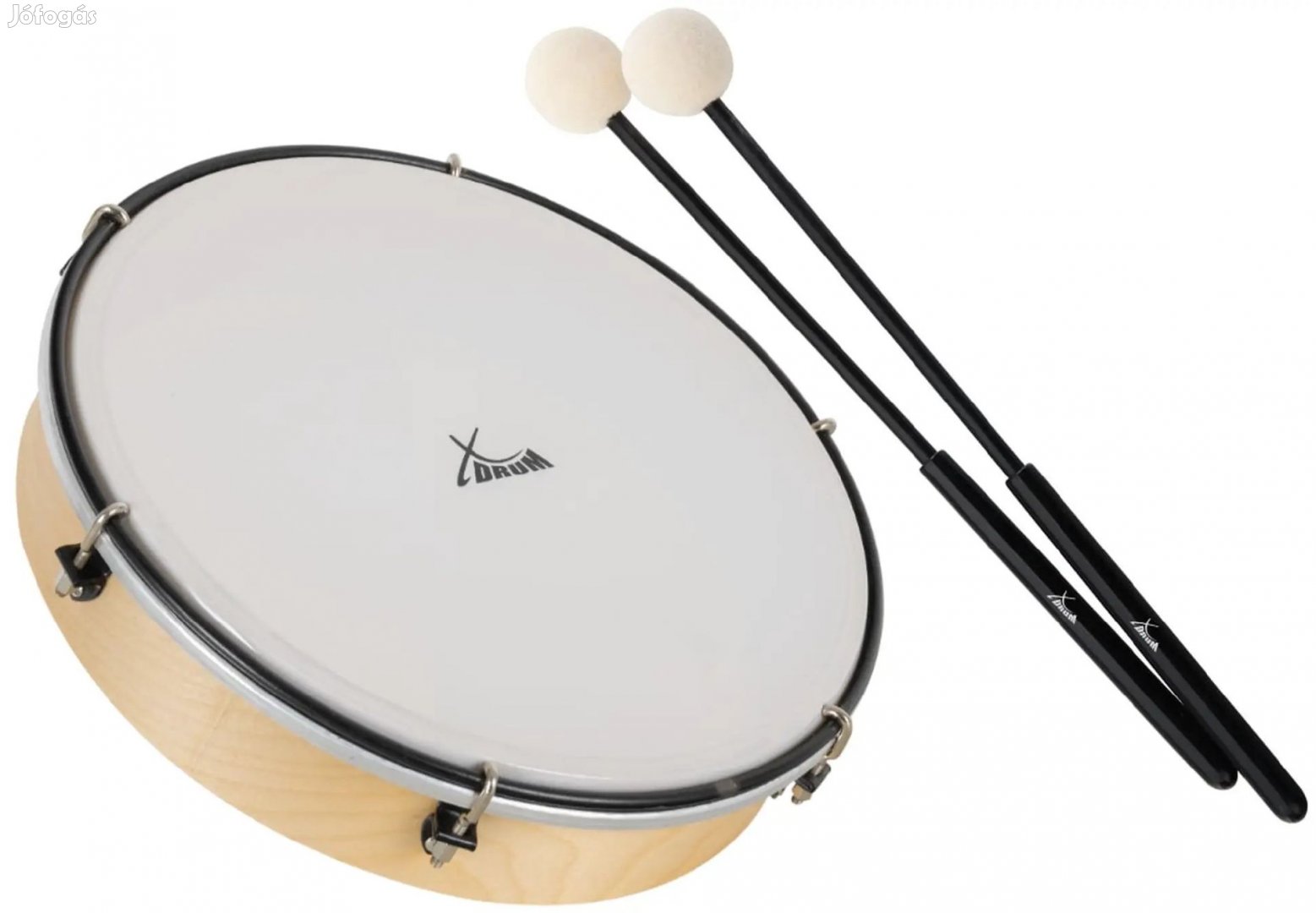 XDrum HTM-12K 12" kézi dob műanyag fejjel ütőkkel