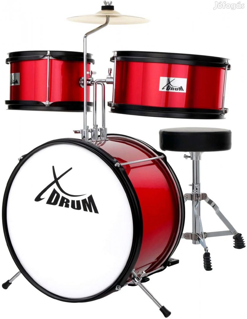XDrum Junior KIDS Dobkészlet piros