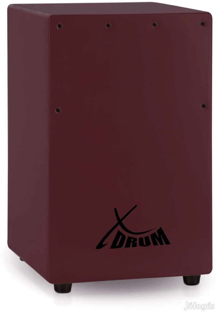 XDrum KC-37WR gyerek cajon borvörös