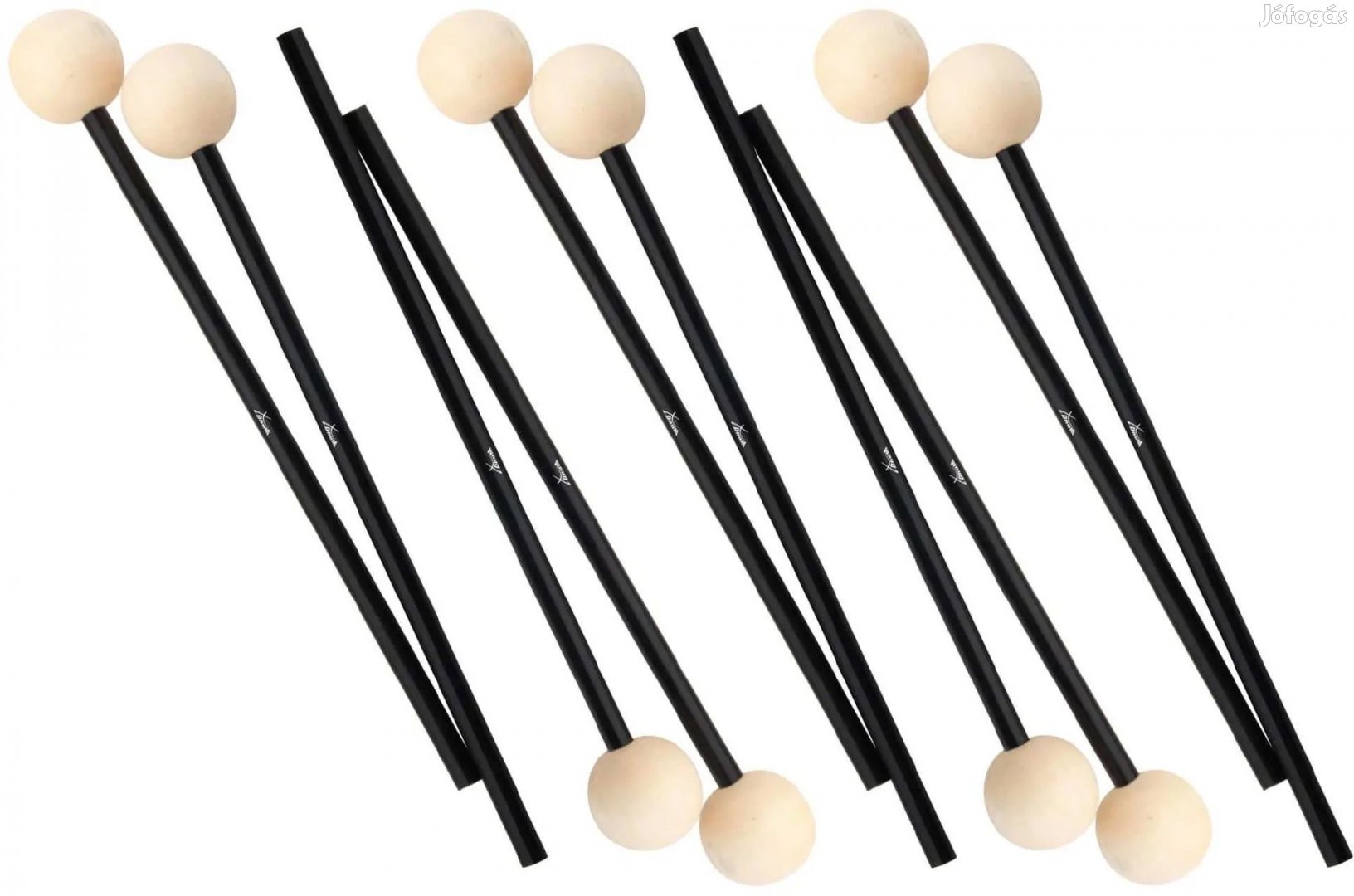XDrum MM3 xilofon/vibrafon fa, 5 pár fa golyós, fa nyéllel, még