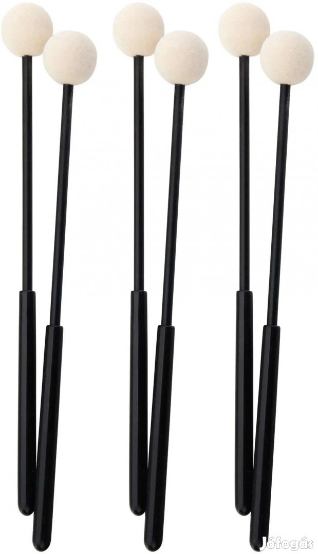 XDrum MM4 xilofon/vibrafon filc, 3 pár műanyag nyél, ideális Orff