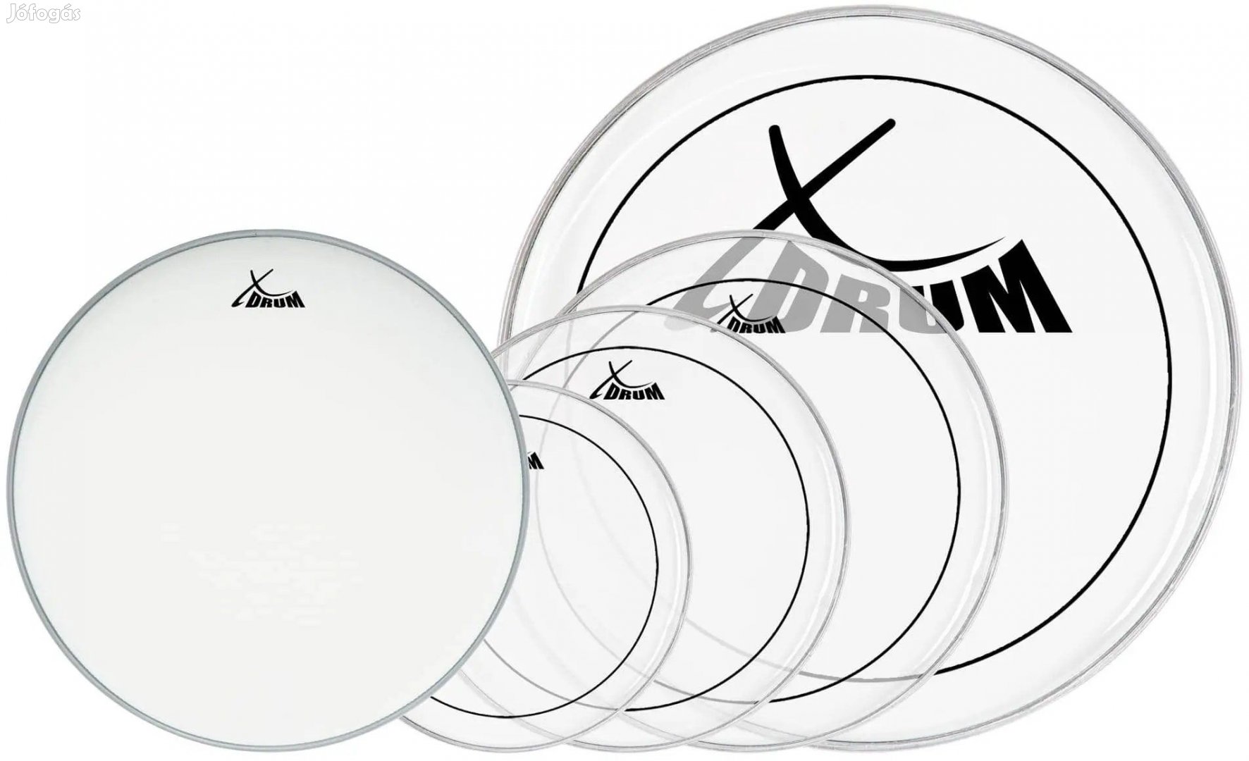 XDrum Olajos Hidraulikus Dob Bőr Szett 10" 12" 14" 20" + 14"
