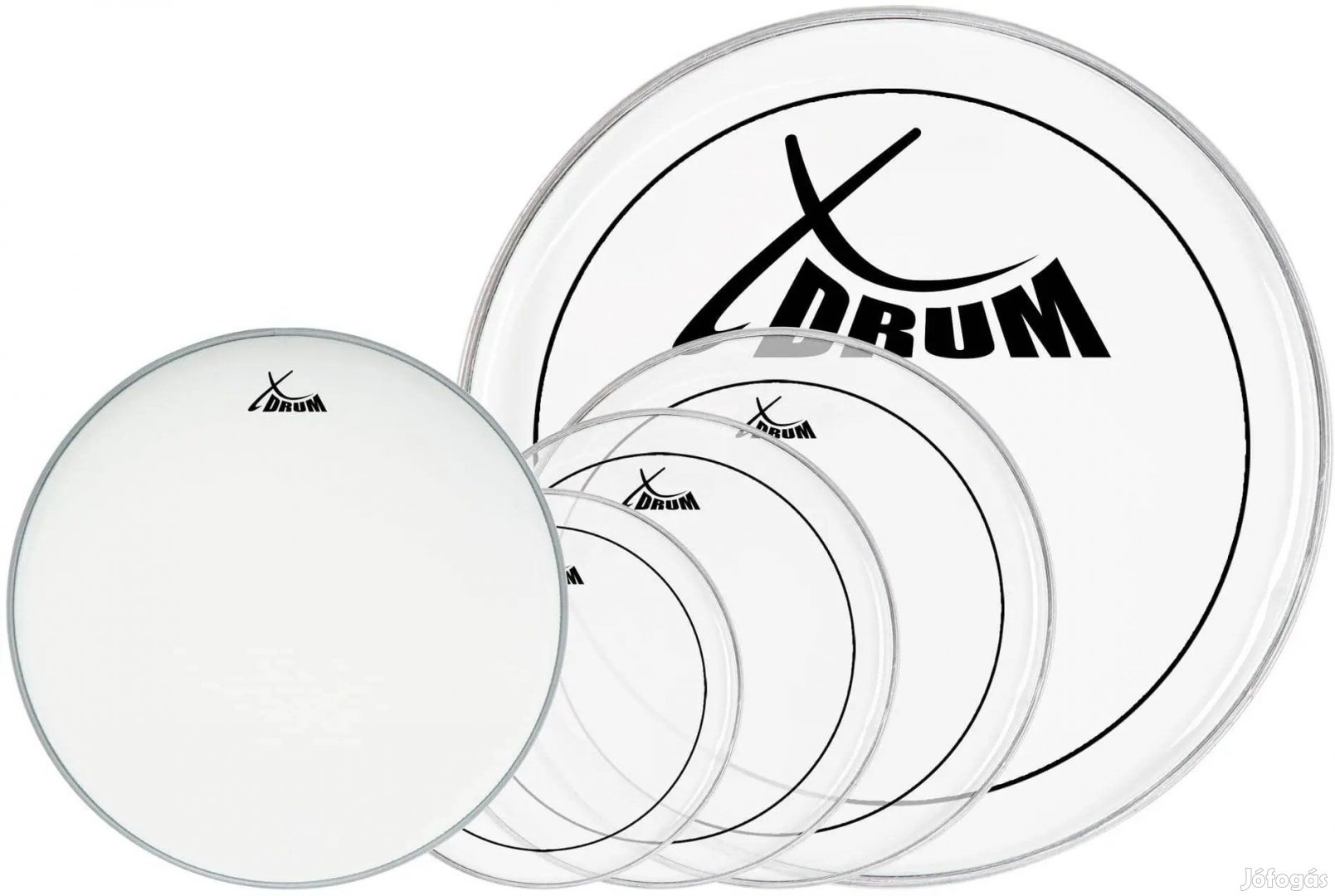 XDrum Olajos Hidraulikus Dob Bőr Szett 10" 12" 14" 22" + 14"