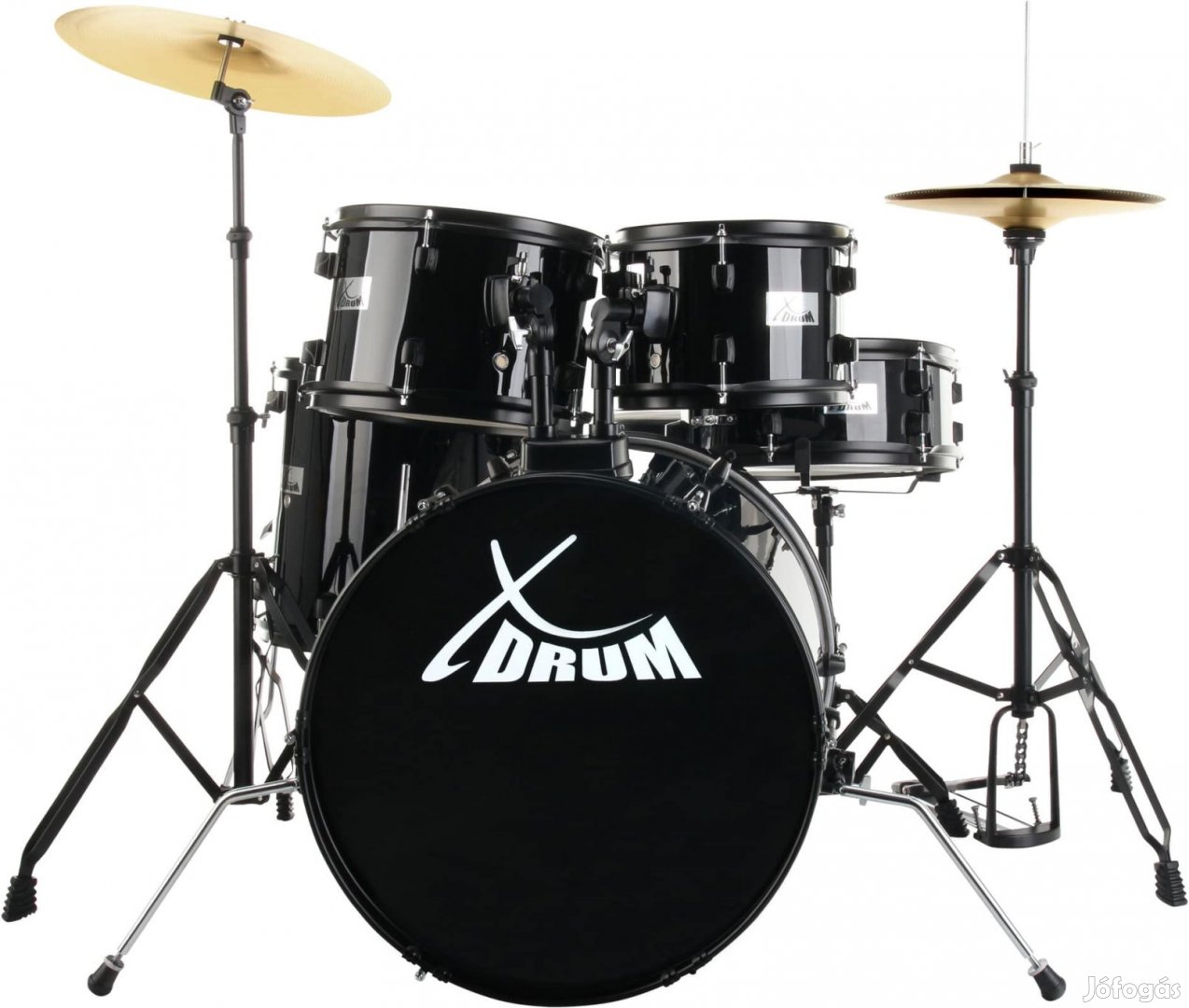 XDrum Rookie 20" Fekete Stúdió Dobkészlet