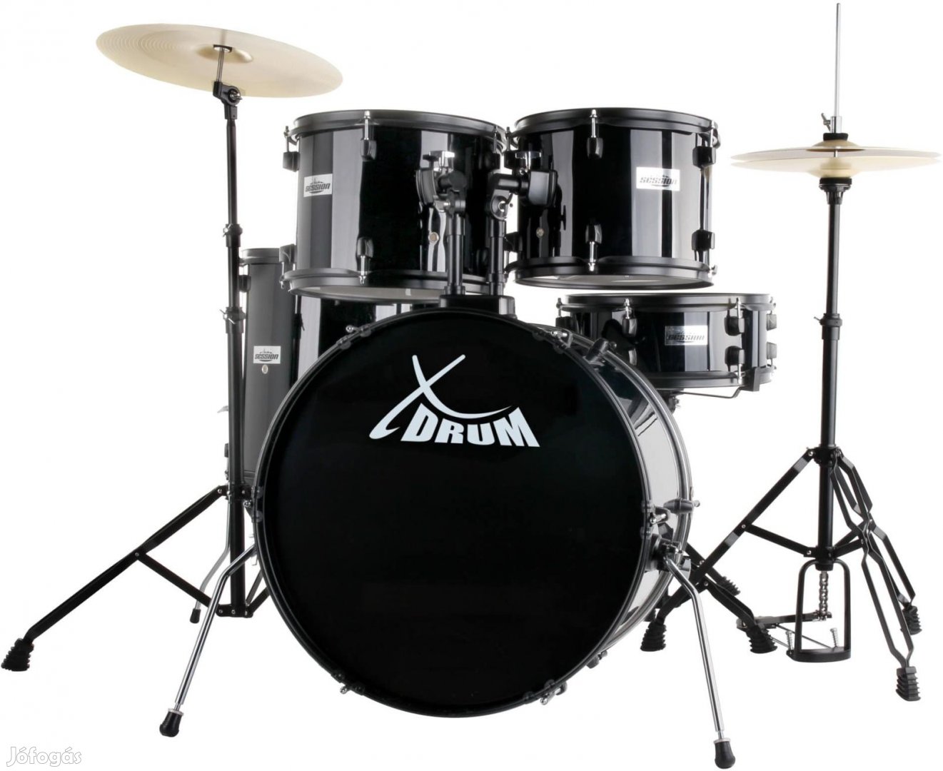 XDrum Rookie 22" Standard Dobkészlet Teljes szett Fekete