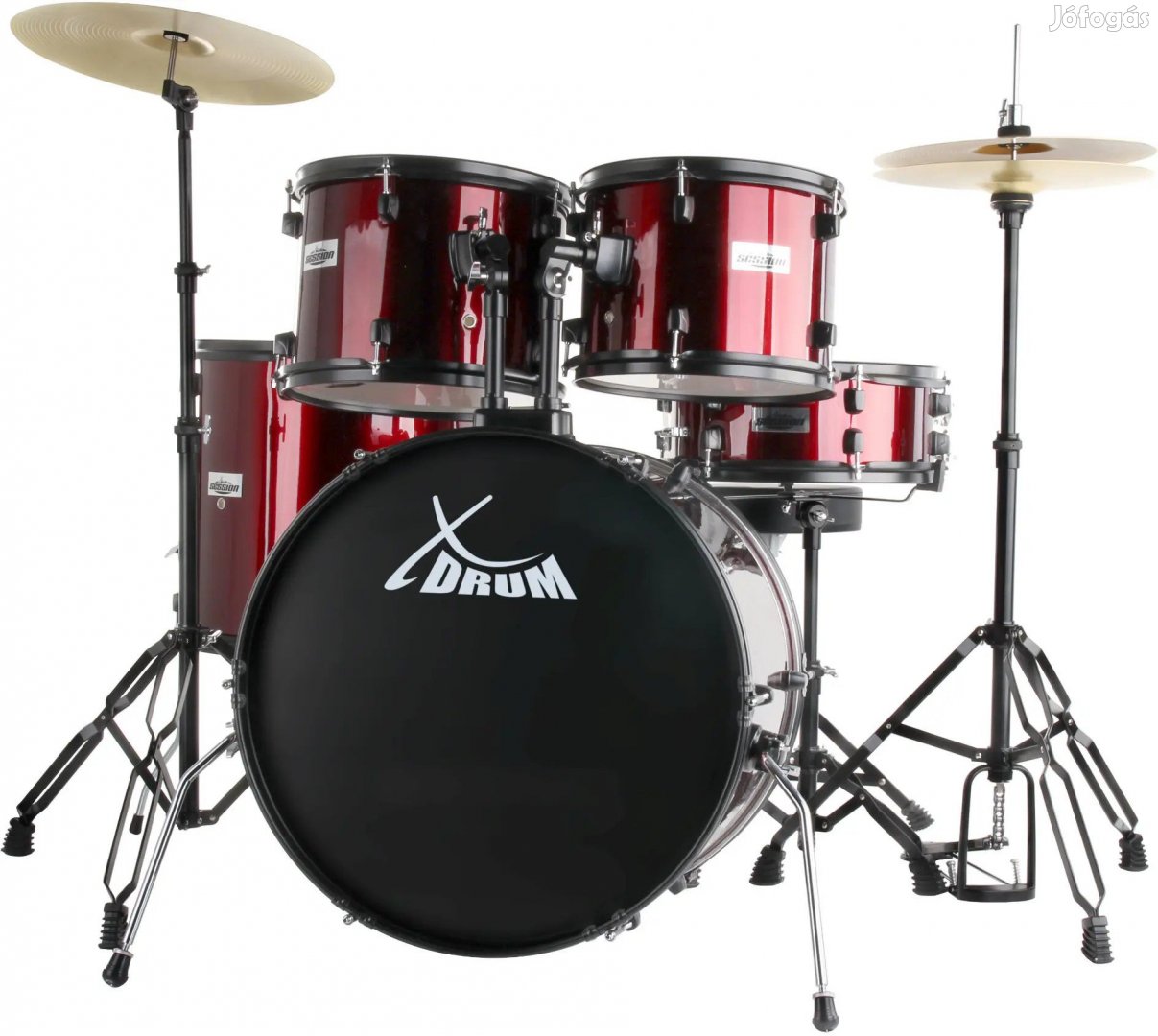 XDrum Rookie 22" standard dobSZETT rubinvörös