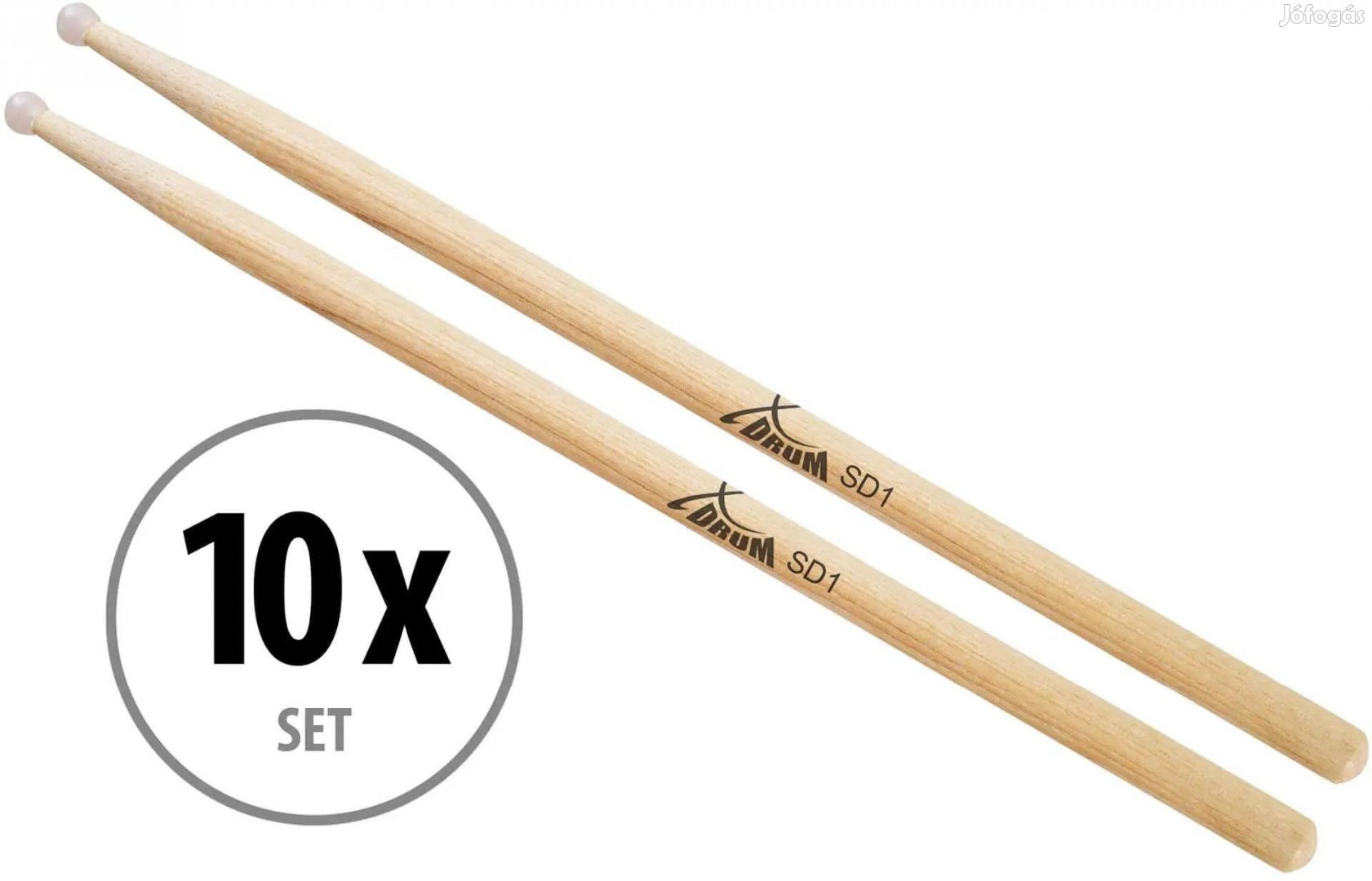 XDrum SD1N Nylon Hickory dobverők 10 pár