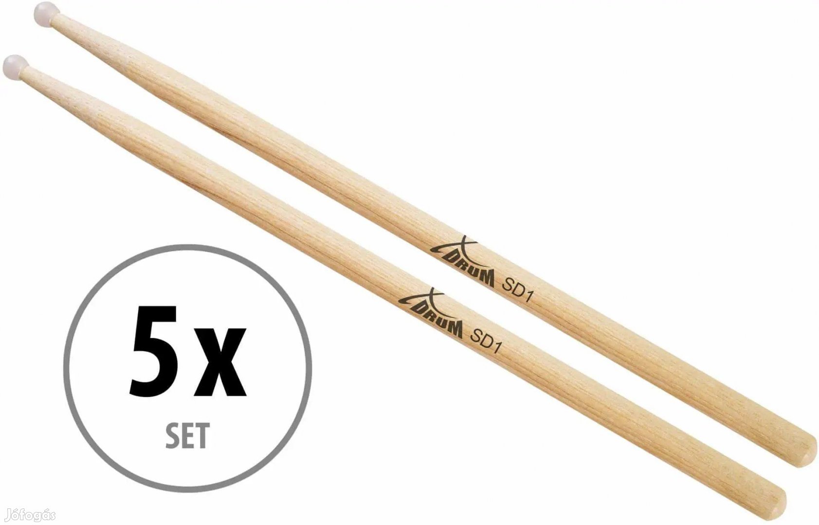XDrum SD1N Nylon Hickory dobverők 5 pár