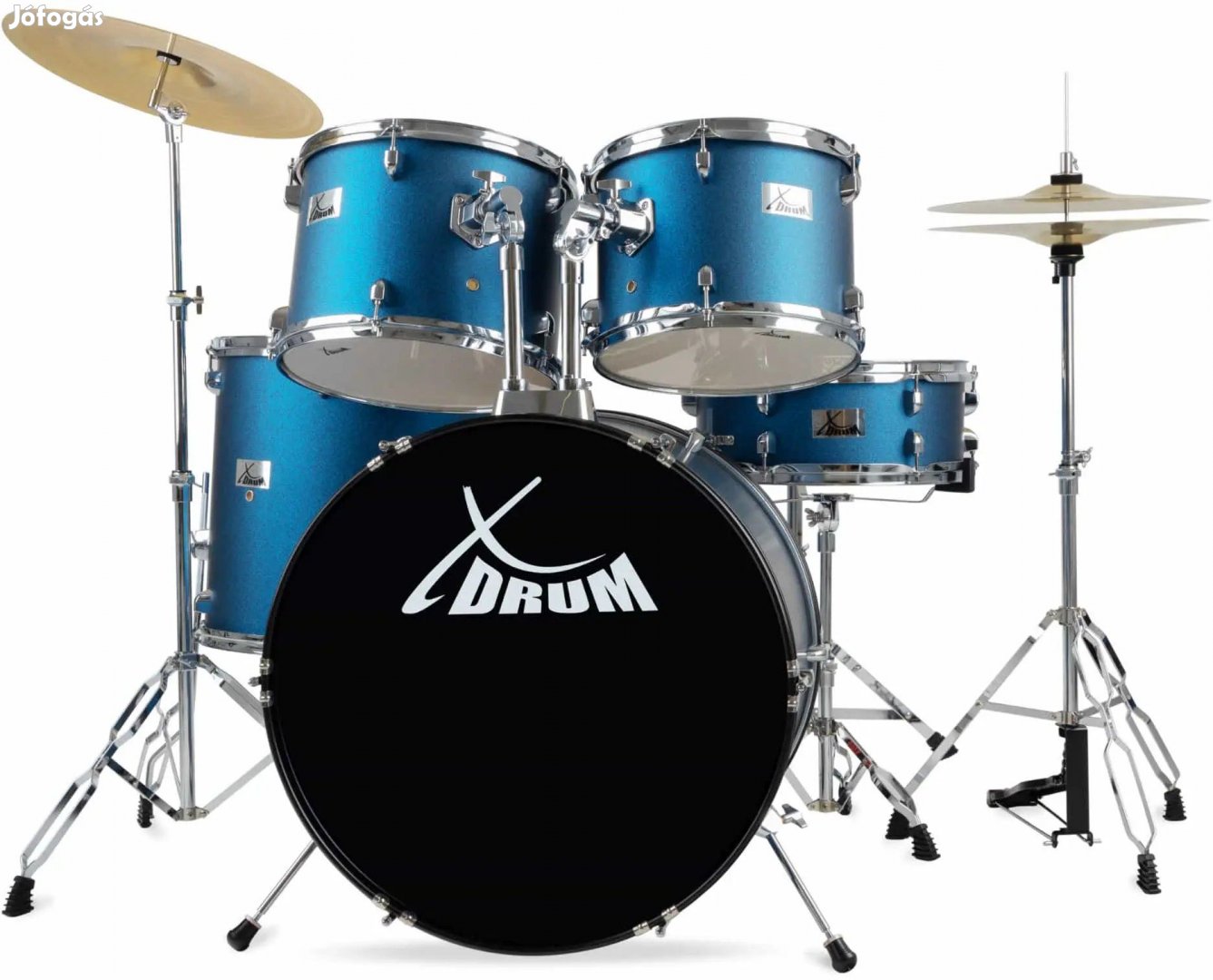 XDrum Semi 22" Standard Dob Készlet Szatén Kék Csillogás