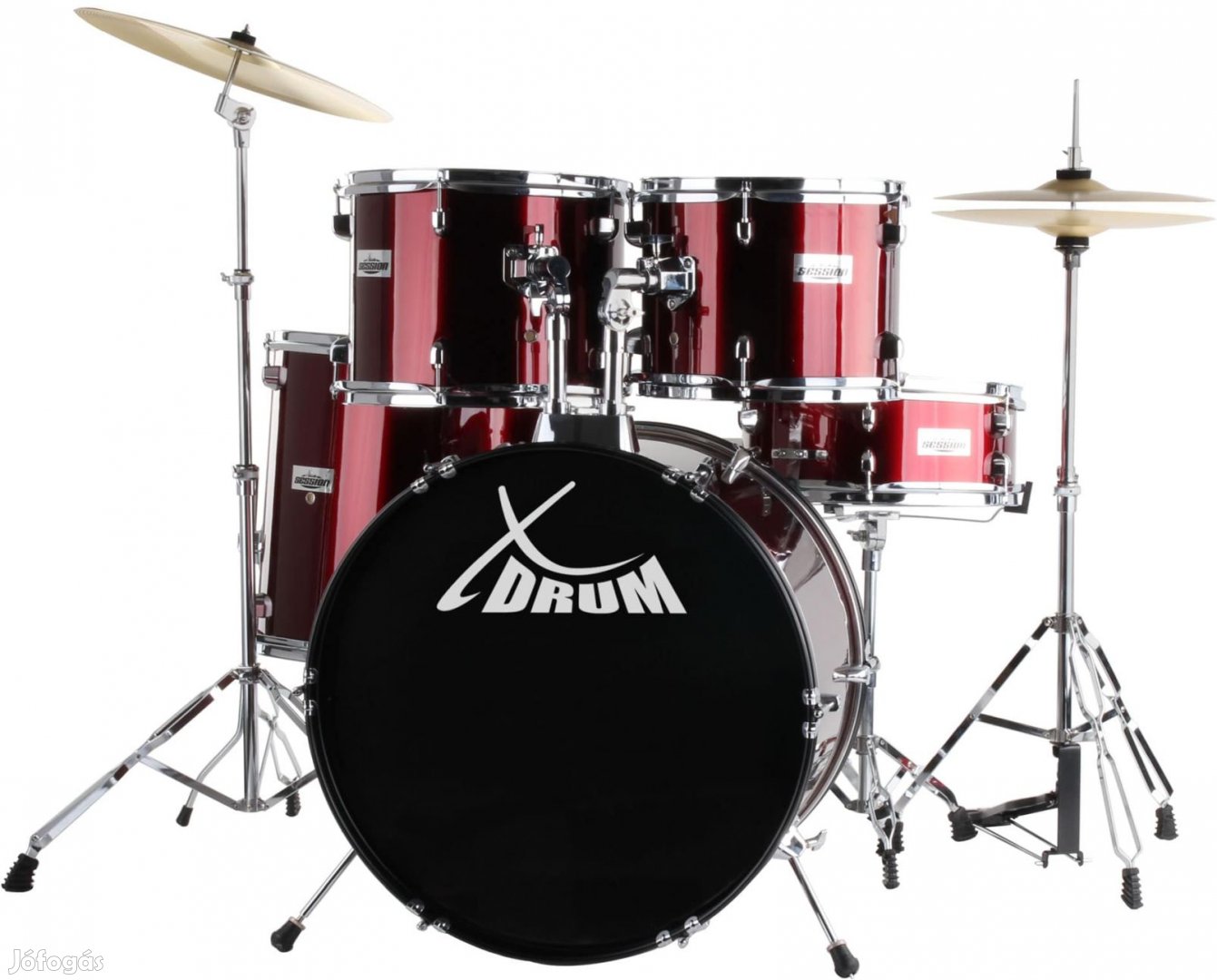 XDrum Semi 22" Standard Dobkészlet Rúzs Piros