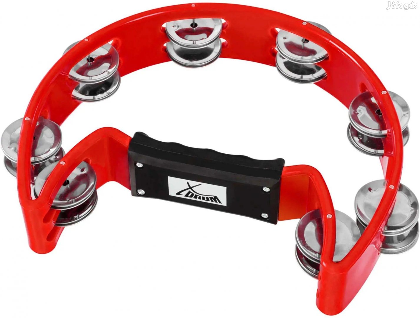 XDrum TM-1 RD Kézi Tamburin Piros