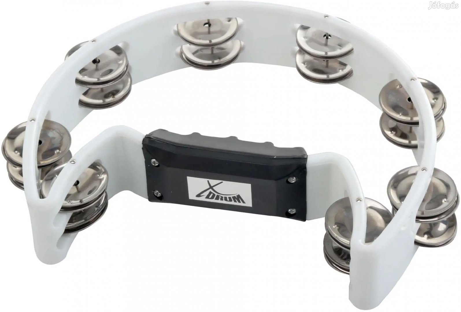 XDrum TM-1 WH kézi tamburin fehér