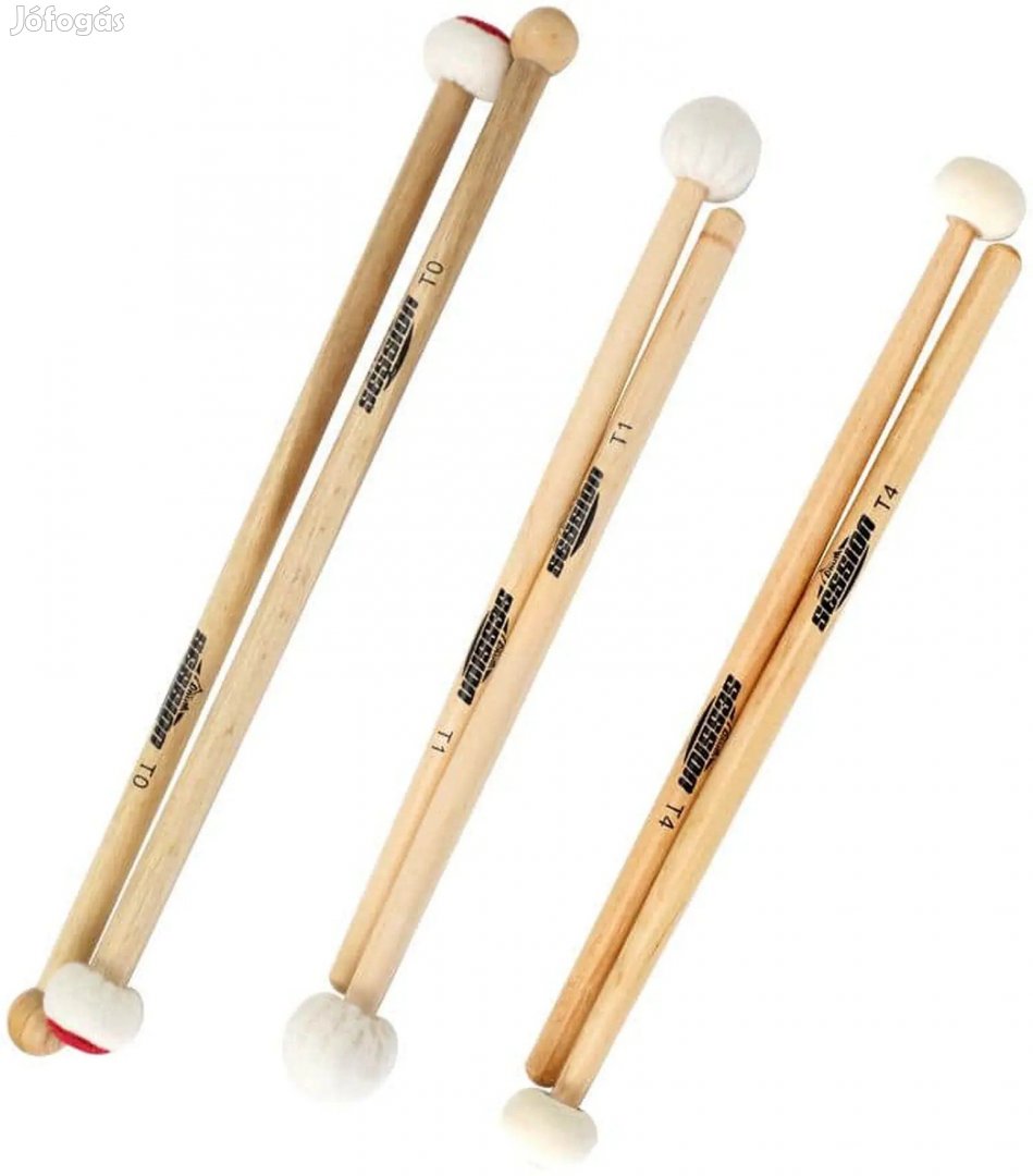 XDrum timbales verő KÉSZLET 3 pár: puha, közepes, kemény