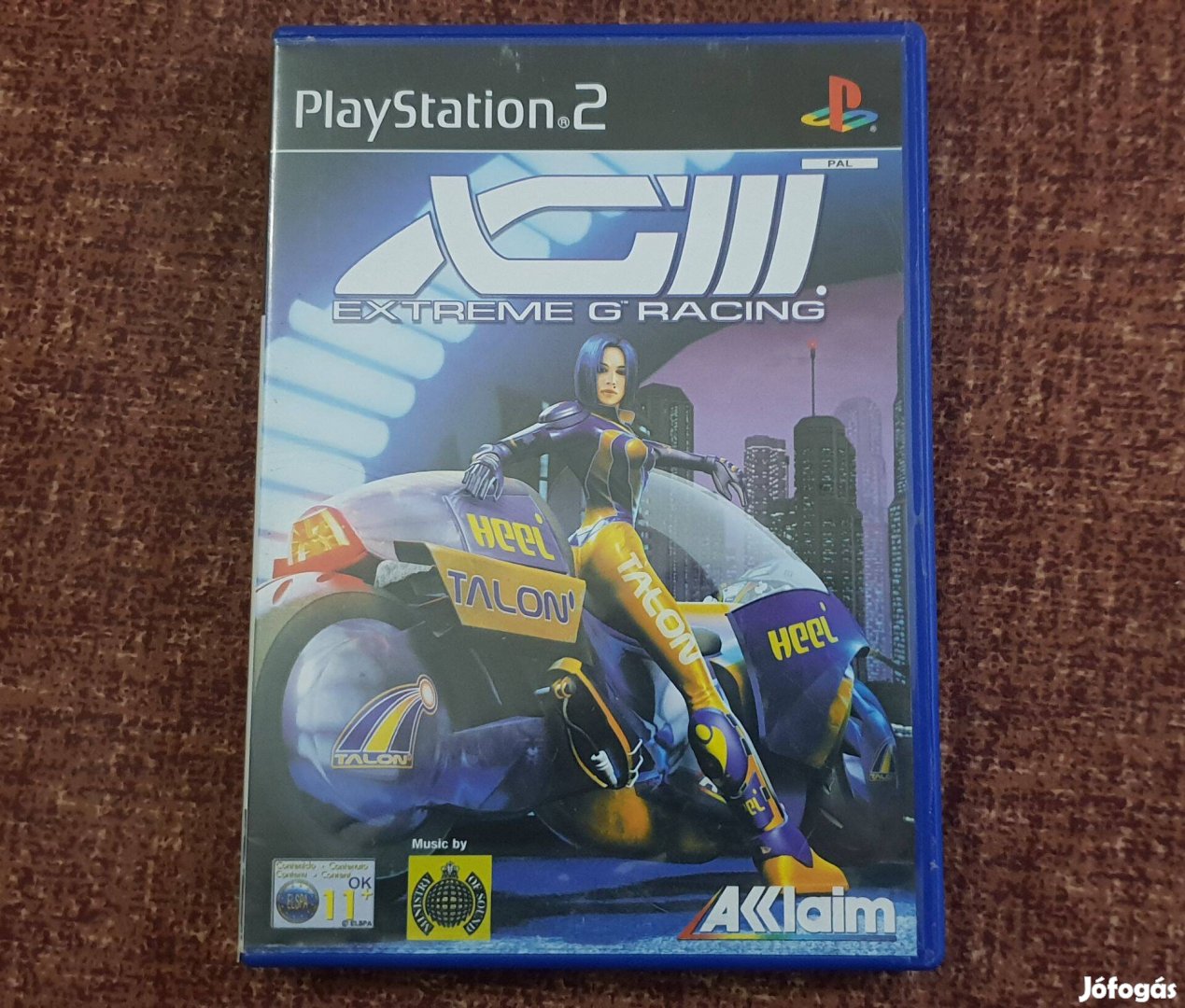 XG3 Extreme-G Racing Playstation 2 eredeti lemez ( 2500 Ft )