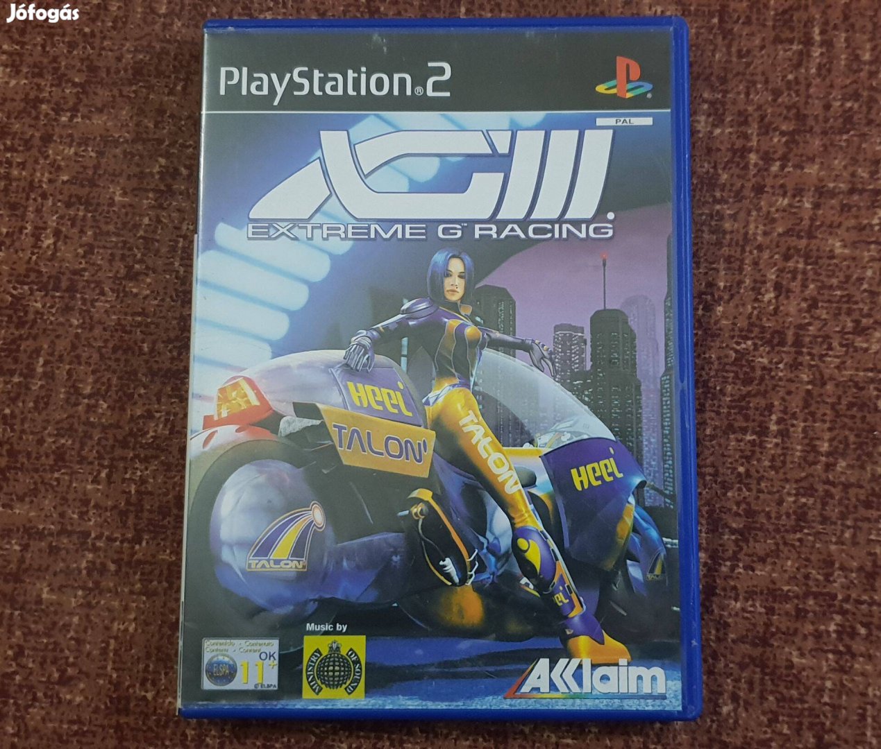 XG3 Extreme-G Racing Playstation 2 eredeti lemez ( 2500 Ft )